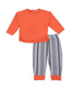 Erkek Bebek Çocuk Gofre Kabartma Ayı 2'li Alt Üst Pantolon Takım