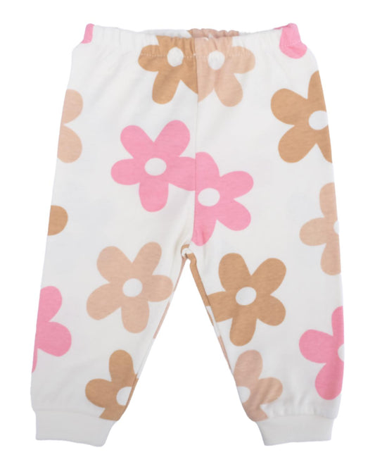 Çiçek Desenli Pijama Altı 3'lü Set
