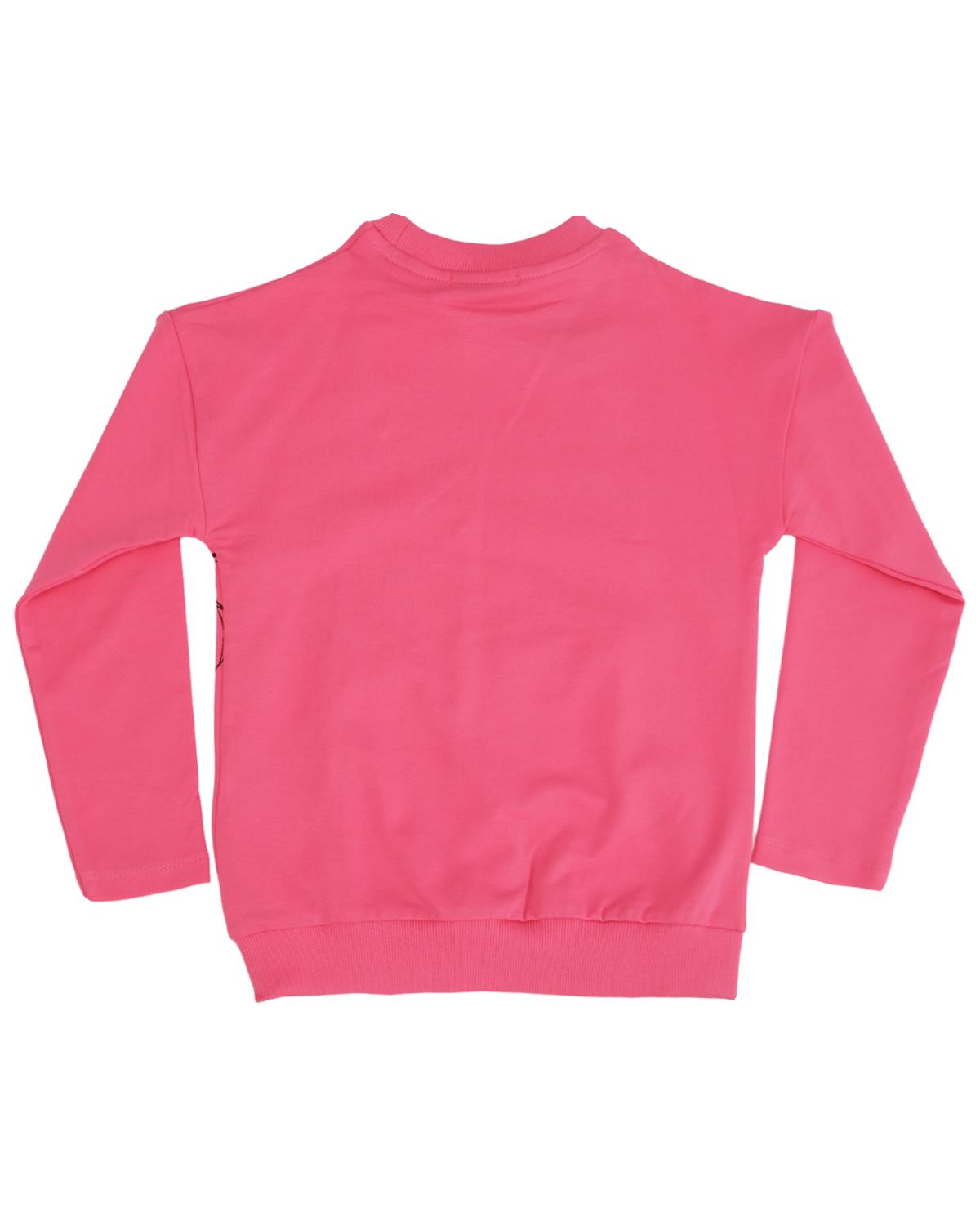 Daisy Baskılı Bisiklet Yaka Sweatshirt