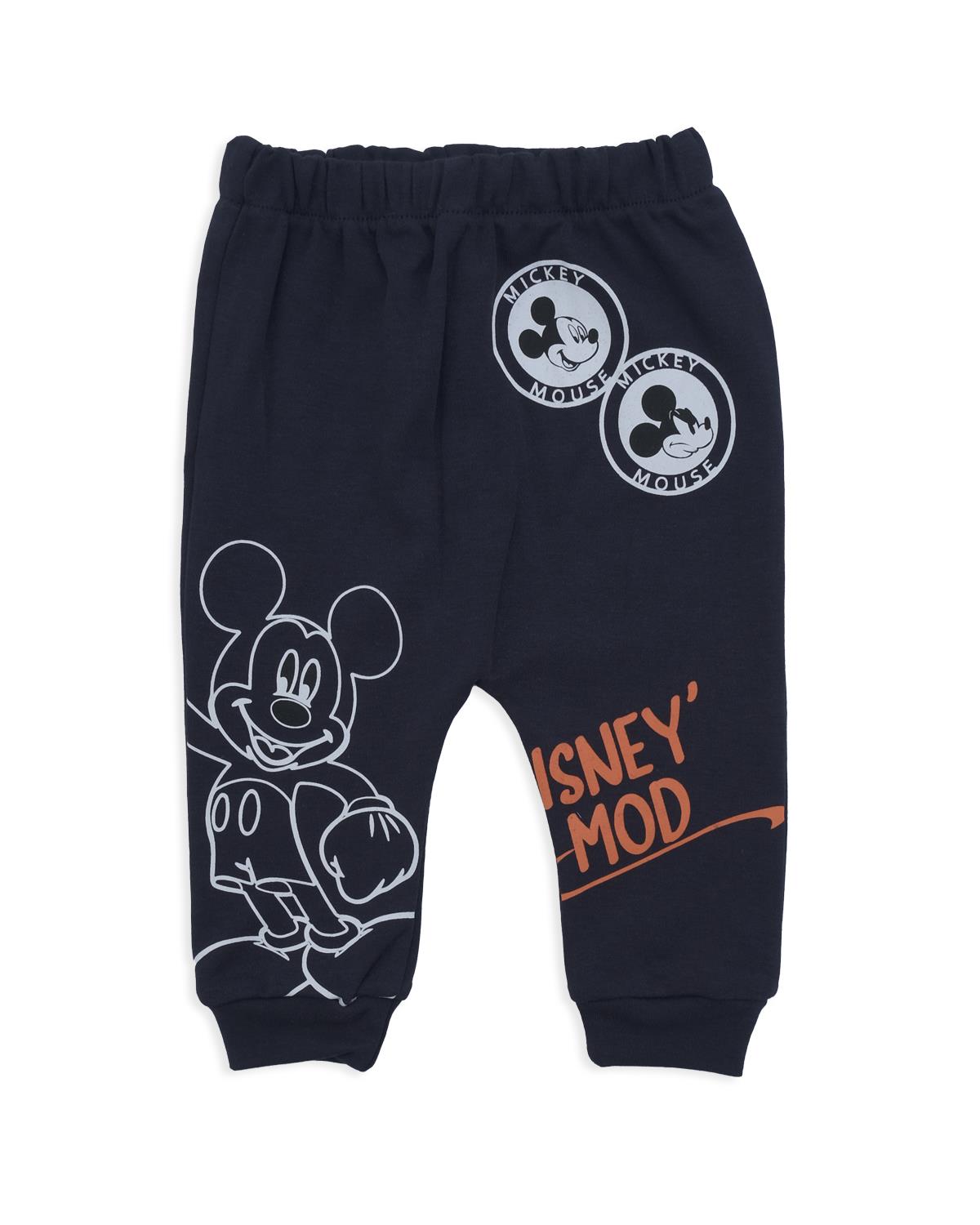 Erkek Bebek Disney Mod Mickey Mouse Alt Üst 2'Li Eşofman Takım