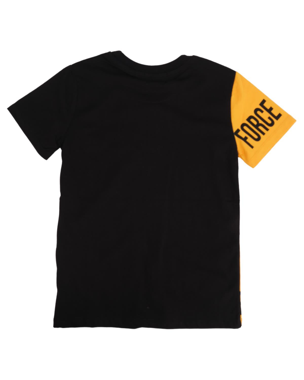 Erkek Çocuk Baskılı Armalı T-shirt