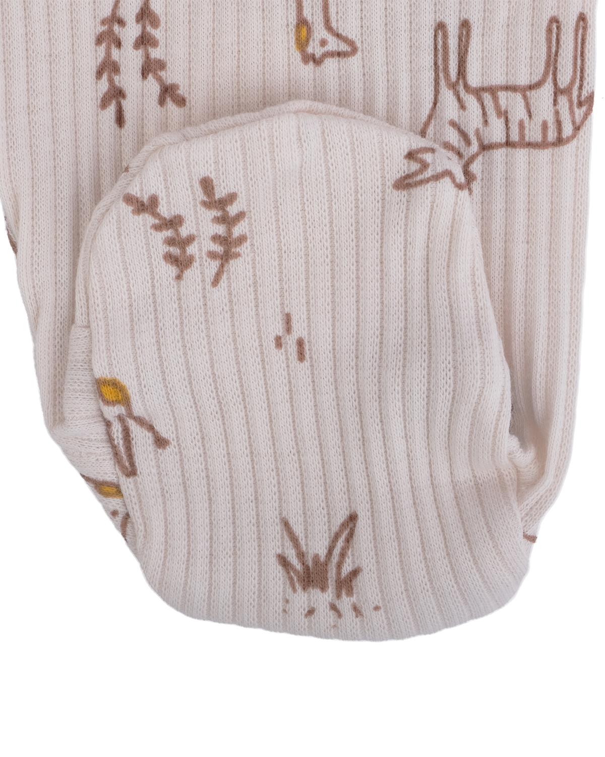 Fil Desenli Çoraplı Pijama Altı 3'lü Set