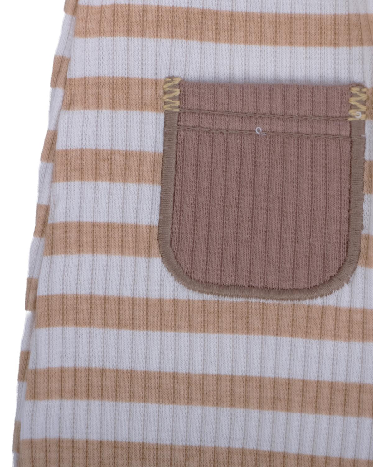 Fil Desenli Çoraplı Pijama Altı 3'lü Set