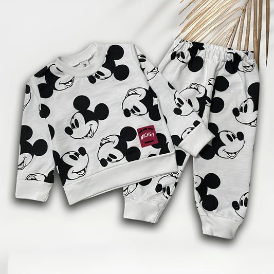 Mickey Mouse Baskılı Desenli Mevsimlik Çocuk Takımı 2'li