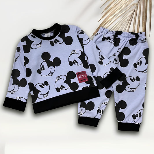 Mickey Mouse Baskılı Desenli Mevsimlik Çocuk Takımı 2'li