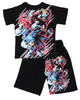 Sonic Baskılı T-shirt Şort Takım