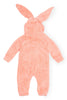 Unisex Çocuk Erkek Kız Tavşan Kulaklı Uyku Tulum Fermuarlı Peluş
