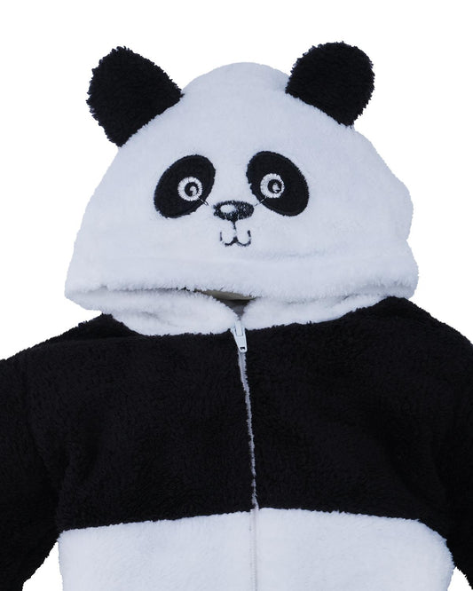 Unisex Panda Peluş Bebek Uyku Tulumu Fermuarlı