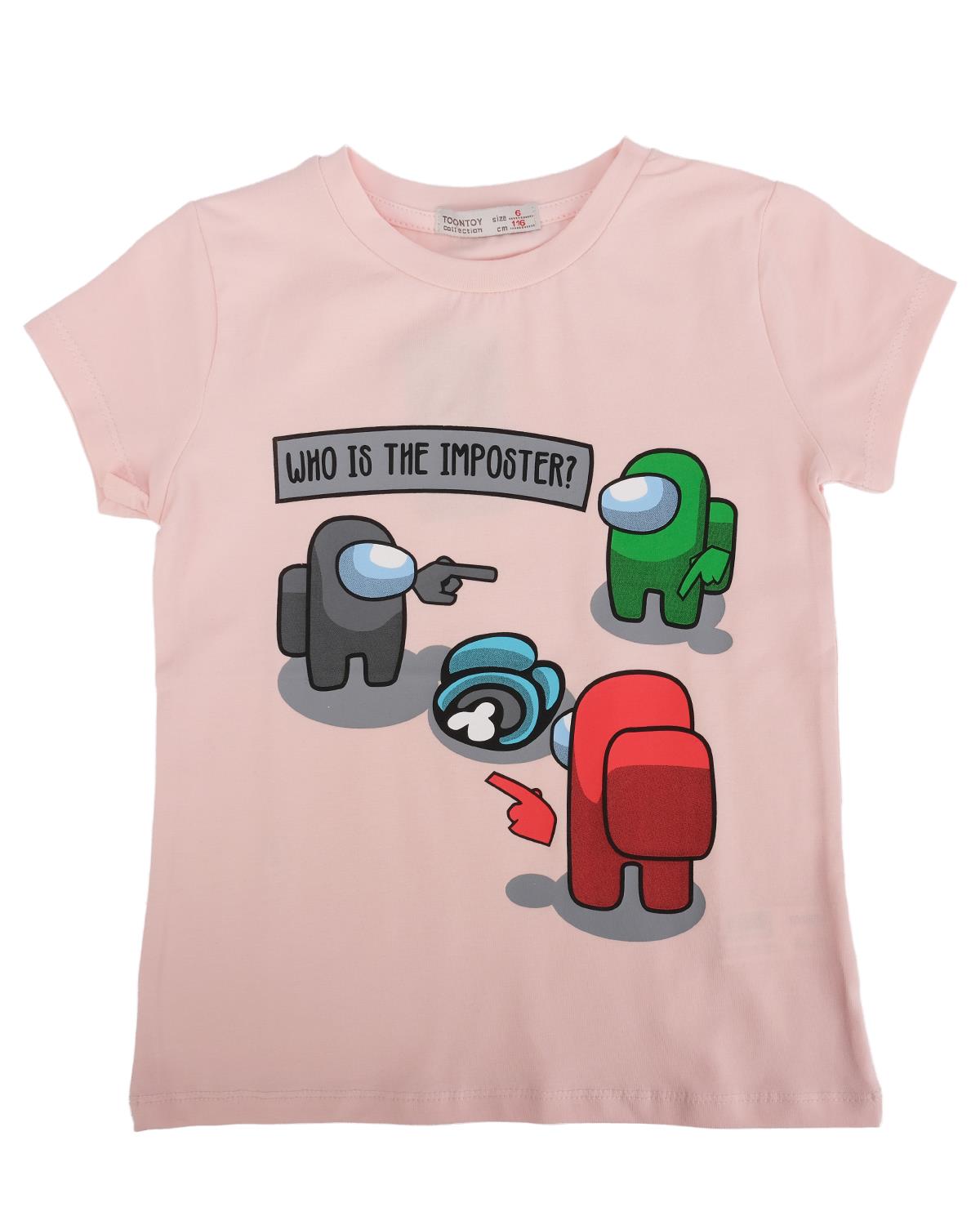 Among Us Baskılı T-shirt