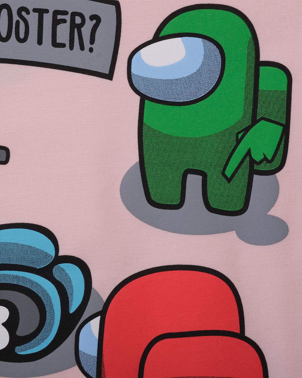 Among Us Baskılı T-shirt